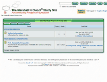 Tablet Screenshot of marshallprotocol.com